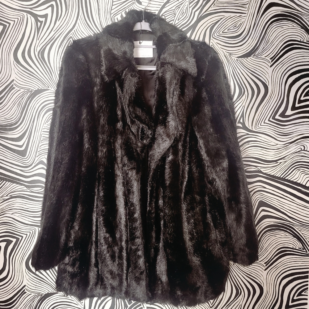 Zara Woman Faux Fur Coat